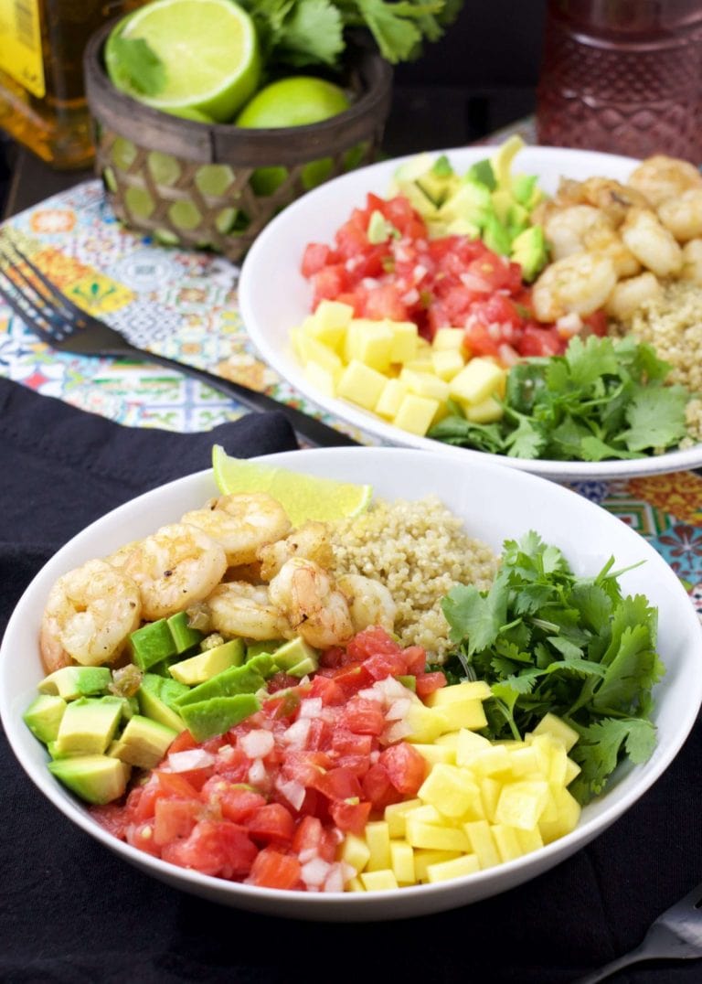 Easy Mexican Shrimp Bowl MEXICAN SHRIMP BOWL